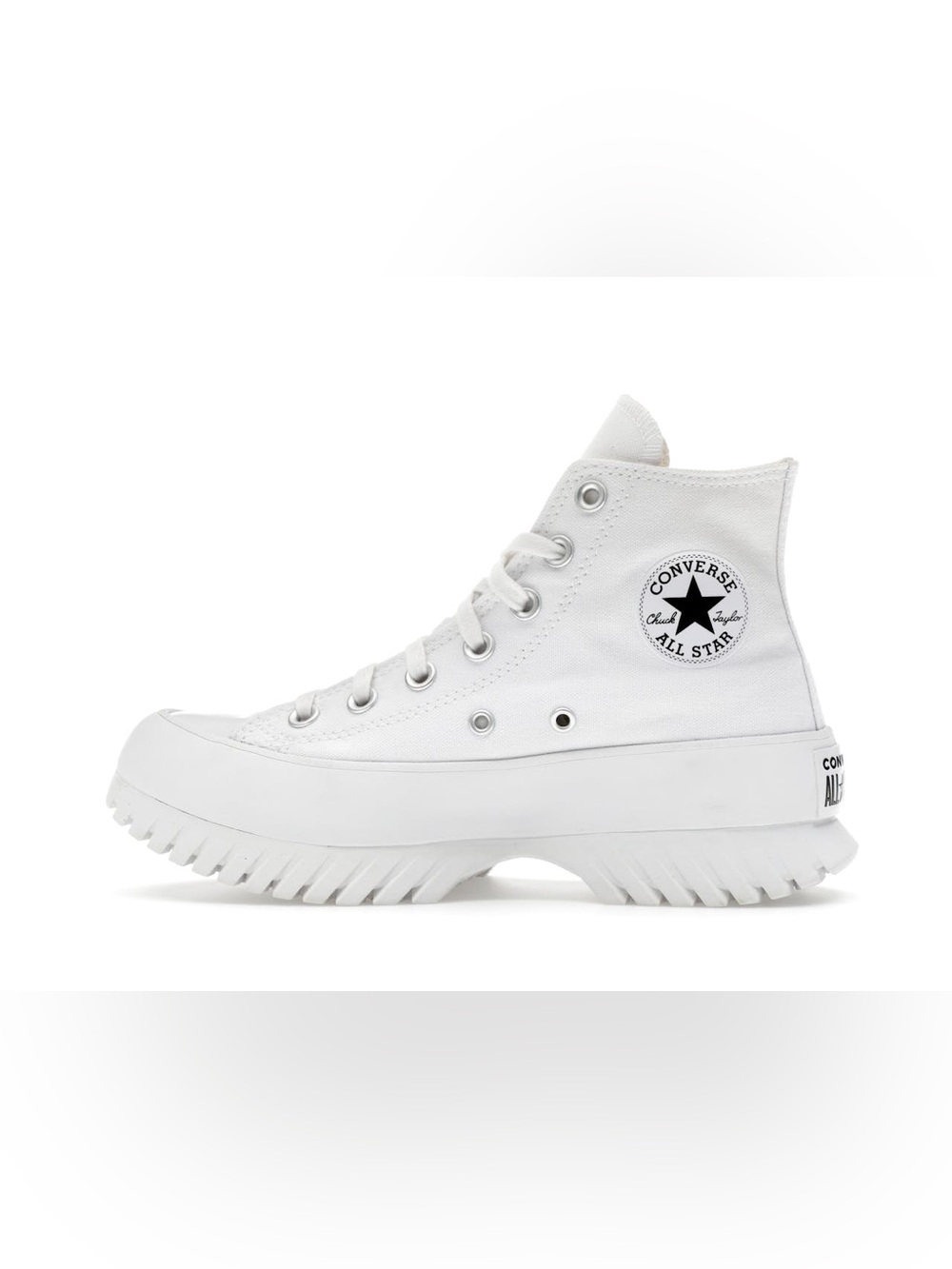 Converse Chuck Taylor All Star Lugged High Top Sneakers in White Size 8.5 Unisex